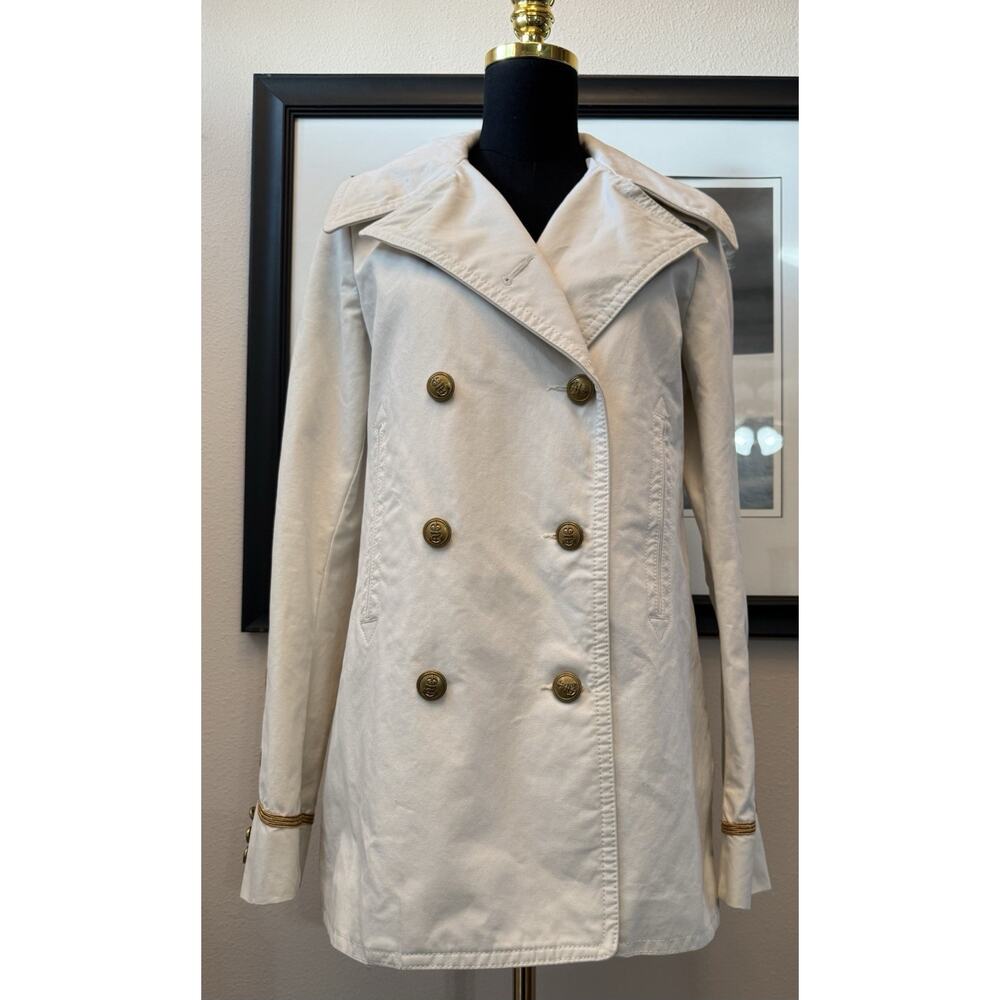Ralph Lauren Denim Supply Military Jacket Blazer Gold Cord Sz Size Medium